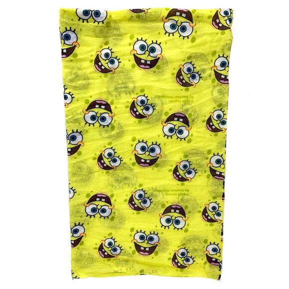 Boys Kids Spongebob Squarepants 3 Pack Reusable Face Masks & Neck Face Cover - Picture 4 of 10